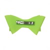 7 Inch Jelly Bow Clip Plastic Hair Clips - Neon