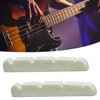 String Acoustic Guitar Bone Saddle 2Pcs 4 String Acoustic Guitar