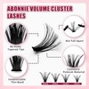 ABONNIE DIY Lash Extension Kit,280 Pcs Cluster lash Extensions Kit,