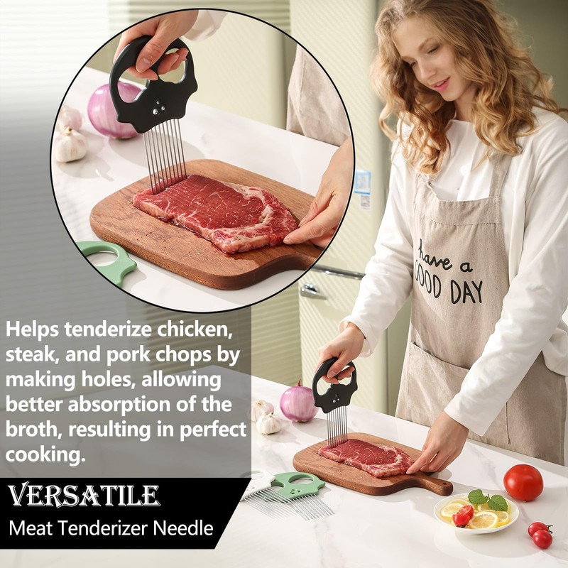 Erehere Stainless Steel Onion Cutter & Egg Slicer – Multi-Function