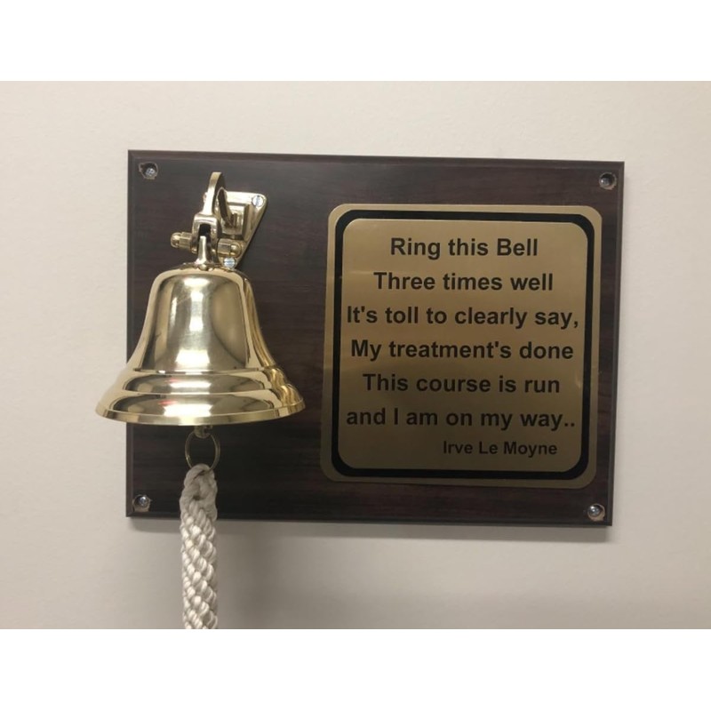 Solid Brass Wall Mounted Ship Hanging Bell for Reception, School,