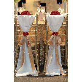 ICBOX Artificial Flowers 30 pcs Red Glitter Roses Artificial Flowers with Stem, 2.36 in/6 cm Glitter Foam Roses Fake Flowers for DIY Wedding Bouquets Party Home Decor(Red)