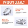 Pack of 50 M4 Wire Rope Thimbles, Wire Rope Clamp
