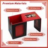Chinese Takeout Deck Box Fits 35+ Toploader (Black and Red)