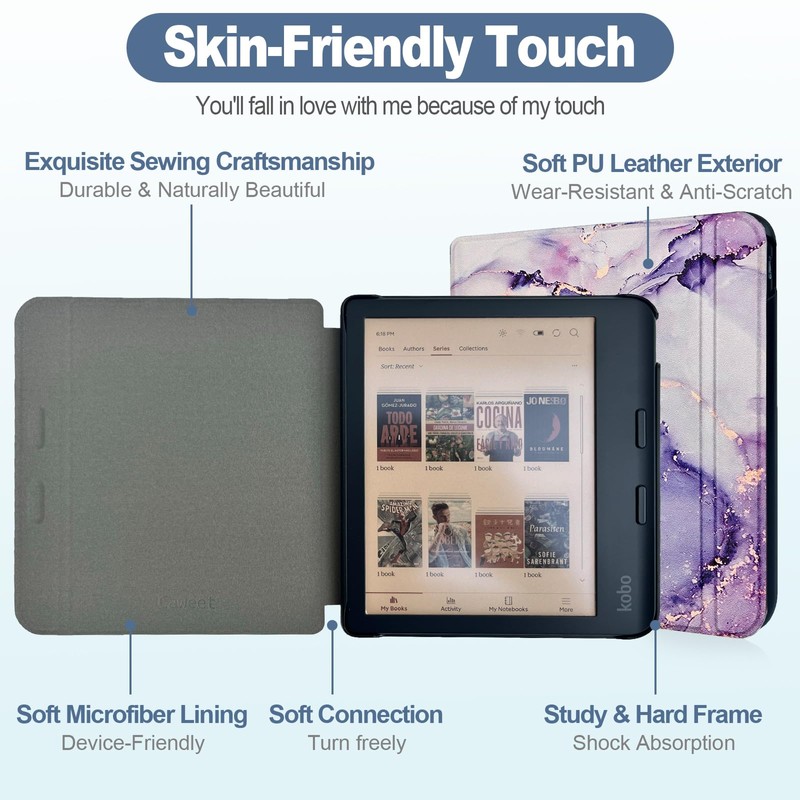 Caweet Case for Kobo Libra Colour (Model:N428, 2024 Release), Ultra