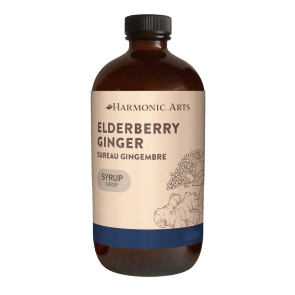 Harmonic Arts Elderberry Ginger Syrup 500mL