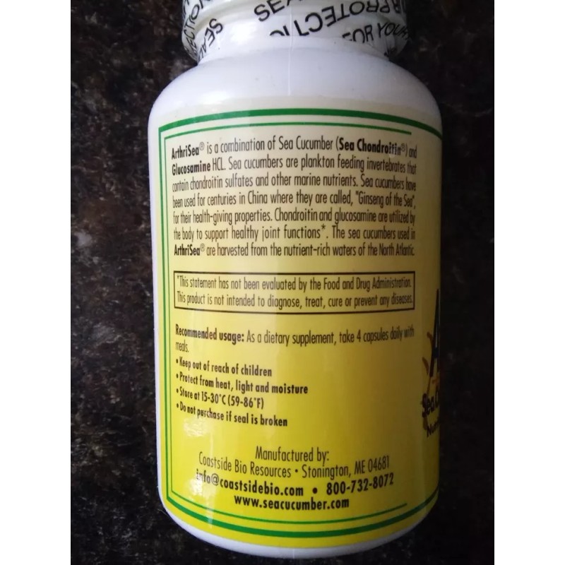 nutrisea 3 BOTTLES NutriSea ArthriSea Joint Supplement Glucosamine Chondroitin NATURAL