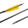 AMEYXGS 34 Inch Carbon Arrows 400 Spine Hunting Arrows with