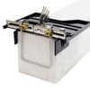 Wiltec Grooved Cutting Slide for Styrofoam Cutters Large with Scale,