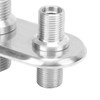 A/C Bulkhead, Car 2‑Port Air Conditioner Bulkhead Connector Universal Modification