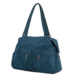 XLEYMID - Bolsa de mano para mujer, Azul