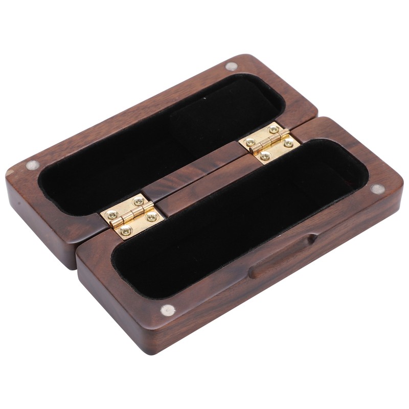 Solid Wood Mouthpiece Case Box Portable Storage for Sax Musical