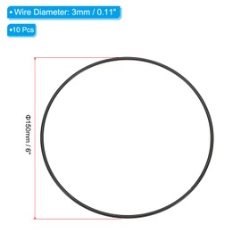 PATIKIL 6 Inch Round Dream Catcher Ring, 10 Pcs Metal Christmas Macrame Wreath Floral Rings Hoop for Home DIY Craft Wedding Wall Hanging Decorations, Black