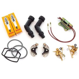 Tune Up Kit - Fits Honda CB450K CL450K DOHC Twins - Points Condensers Jets Spark Plugs Carb Gaskets