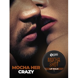 Beardo Mocha Shot Lip Balm, 7g | Non Tinted Lip Balm for Men | For Soft Kissable Lips, Smooth & Pink Lips | Lip Care for Dry, Chapped and Cracked Lips