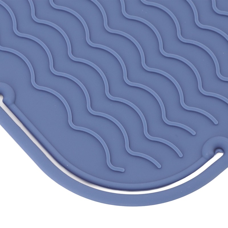 5Pcs Heat Resistant Silicone Mat Pouch for Curling Irons Hair