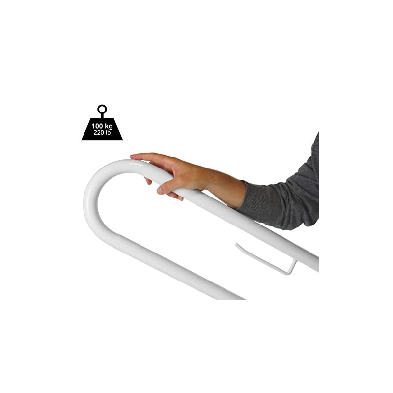 PEPE Mobility Toilet Grab Rail 75 cm (29.5"), Flip Up