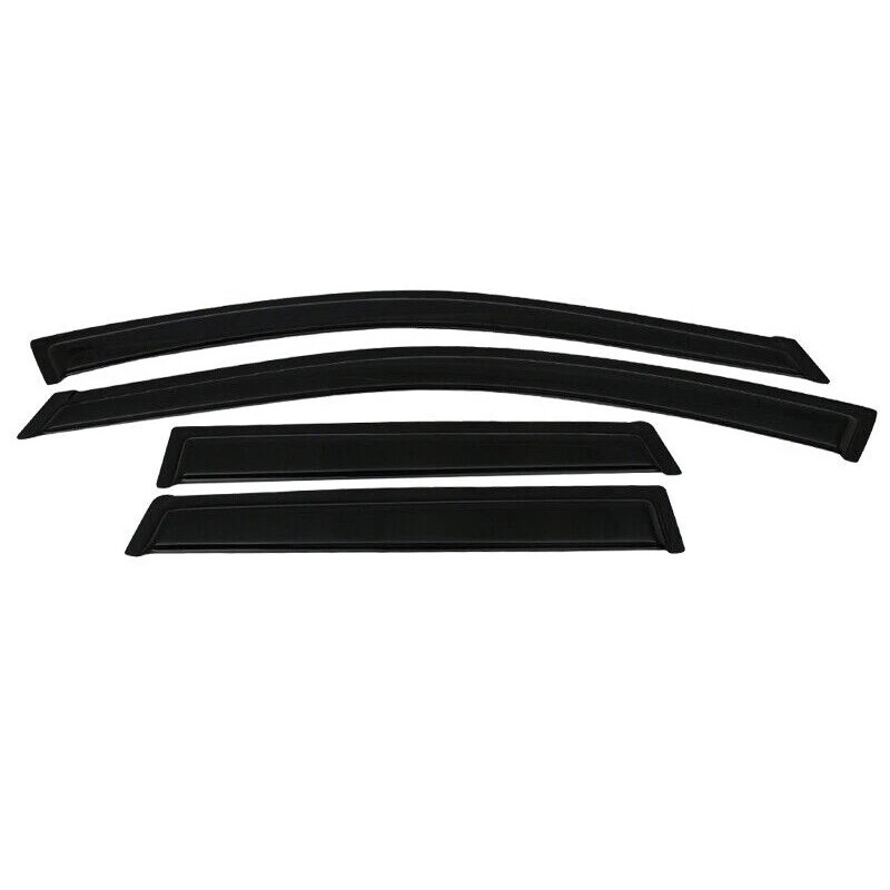 SDZ 4 Pc Window Visor Deflector Sun Vent Rain Wind