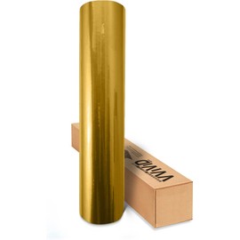 VViViD® Liquid Metallic Yellow Gold Vinyl Wrap Roll Automotive Air-Release Adhesive DIY Decal Sheet (3ft x 5ft)