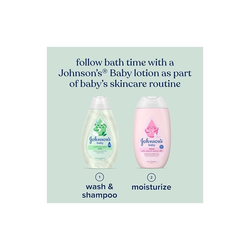 Johnson's Baño de vapor para bebé con aromas relajantes para