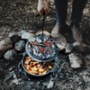 Uno Casa 6Qt Cast Iron Camping Dutch Oven with Lid