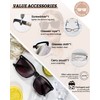 MARE AZZURO Reading Sunglasses Women 2.25 Large Square Outdoor Sun