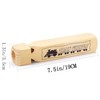 MYUBWTF Solid Wood Train Whistle 4 Tones, Noisemaker Toys and