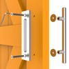 QINAIXQM 12''/30CM Sliding Barn Door Handle Double Sided Pull and