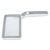 Rectangular Magnifying Glass 4X 3 LED Modes Touch Control Ergonomic