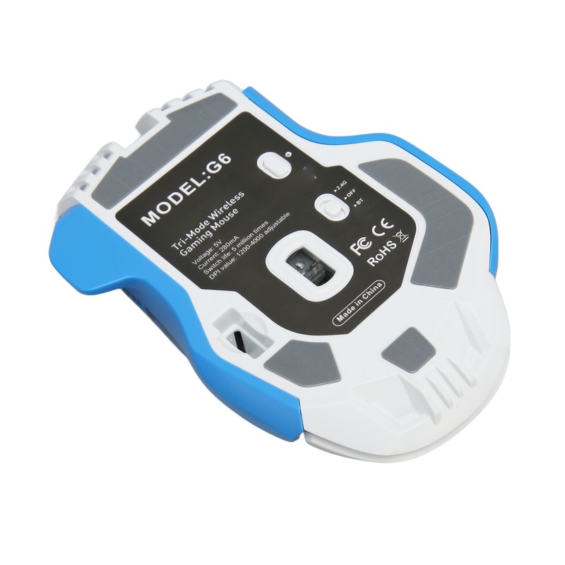 Gaming Mouse 2.4G Wired Bluetooth 3 Mode 5 Adjustable DPI