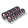 Discoball Acrylic Compact Holder/Eye Shadow/Blush/Highlighters Clear Makeup Organiser 16 Spaces