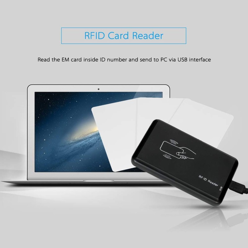 RFID Card Reader, Contactless RFID Card Reader 125KHz USB ID