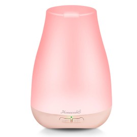Homeweeks Diffusers, 100ml Colorful Essential Oil Diffuser with Adjustable Mist Mode,Auto Off Aroma for Bedroom/Office/Trip (100 ML 1 Pack)