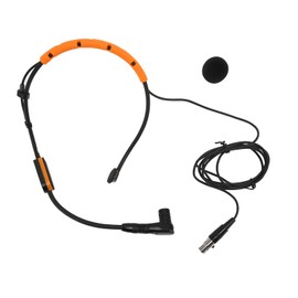 Headworn Microphone for Shure PGA31 SM31 SM35 System, Headset Condenser Microphone, with TQG Connector, Weatherproof (Yellow)