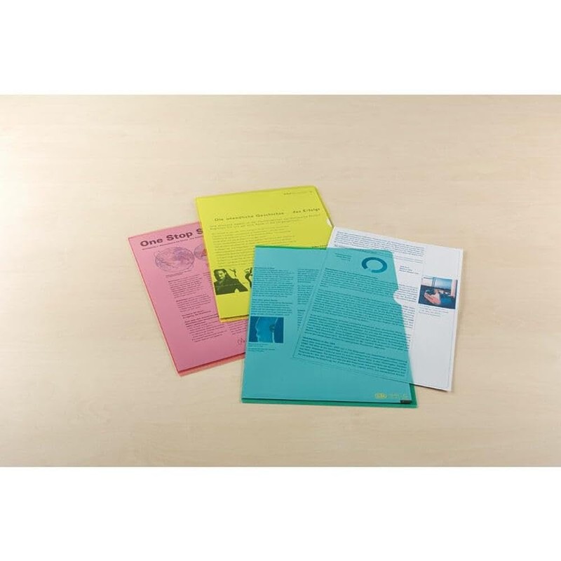 Elba 76442VI Flush Folder See-Through for DIN A4 PVC 150