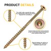 Wood Screws Torx Screws Set, 5.0 x 90 mm Decking