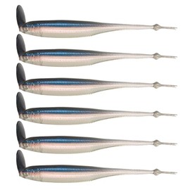 6th Sense Strobe Shaker 3.7 – Finesse Soft Plastic Swimbait with Rolling Action & Flash – Minnow Profile (6-Pack) – Made in USA (Ghost Pro Shad)
