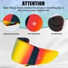 JQF Gear Motorcycle Helmet Visor Compatible with Z7 Replacement Face