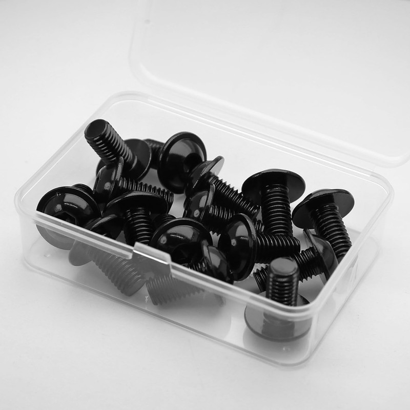 (Pack of 15) M8 x 16 mm Rounded Head Screws