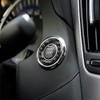 Winterwell Car Interior Carbon Fiber Engine Start Button Ring Cover