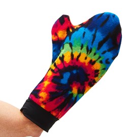 CastCoverz! Designer Cold Weather Fleece Hand Cast Cover - Tie Dye Night - Small: 13" Length X up to 6 1/2" Circumference - Made in USA