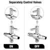 10PCS Stainless Steel Aquarium Flow Valve Oxygen Pump Air Volume