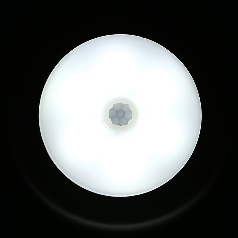 3Pcs Wireless PIR Automatic Motion Sensor Night Light 6 LED