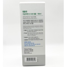 Ampoule N Hyaluronic Shot Luminous Moisture Ampoule 100ml / 앰플엔 히알루론샷 광속 수분 앰플 100ml