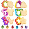 12 Pack Sandwich Cutter and Sealer Set Crustable Bread Decruster