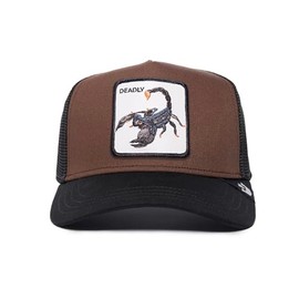 Goorin Bros. Trucker V2 Deadly Scorpion Coffee/Black, brown/black, One Size