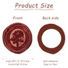 Wax Seal Stickers 50 PCS Rose Self Adhesive Wedding Invitations