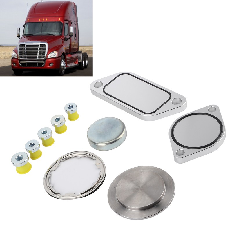 EGR Plug Kit 5pcs Aluminium Alloy Gaskets 5pcs Rubber Plugs
