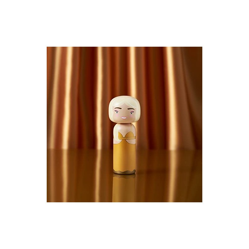 Lucie Kaas Claudia Schiffer Figurine, Beech Wood, Multi-Colour, 14.5 cm