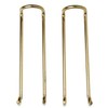 Waki Sangyo ANB-722 Brass Hooks, Double Hole Board, Wall Storage,